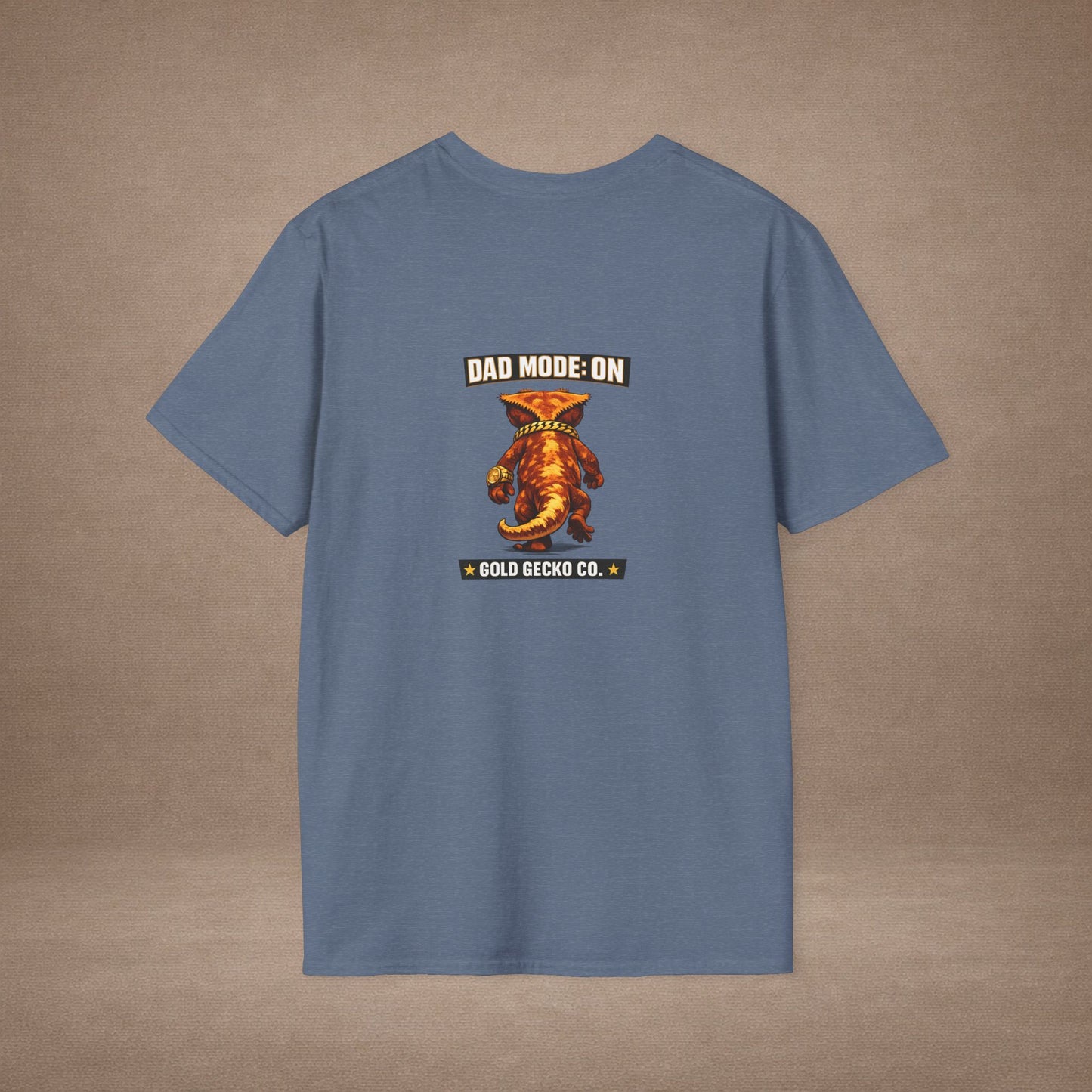 DESIGN #11 Gecko Dad — Dad Mode: On (Black Letters)