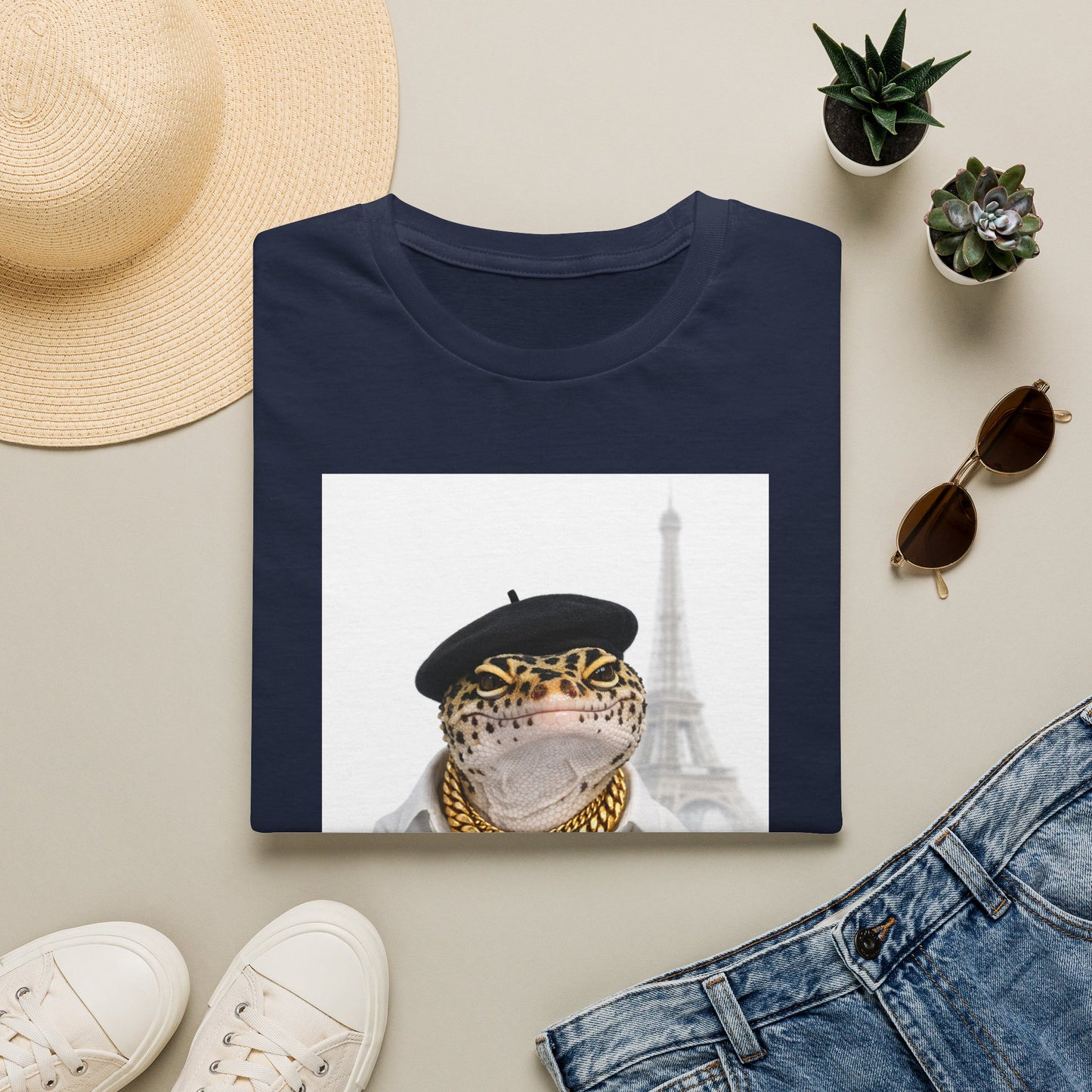 Gold Gecko Co.™ | Eiffel Tower | Crested Gecko | Comfort Colors 6500
