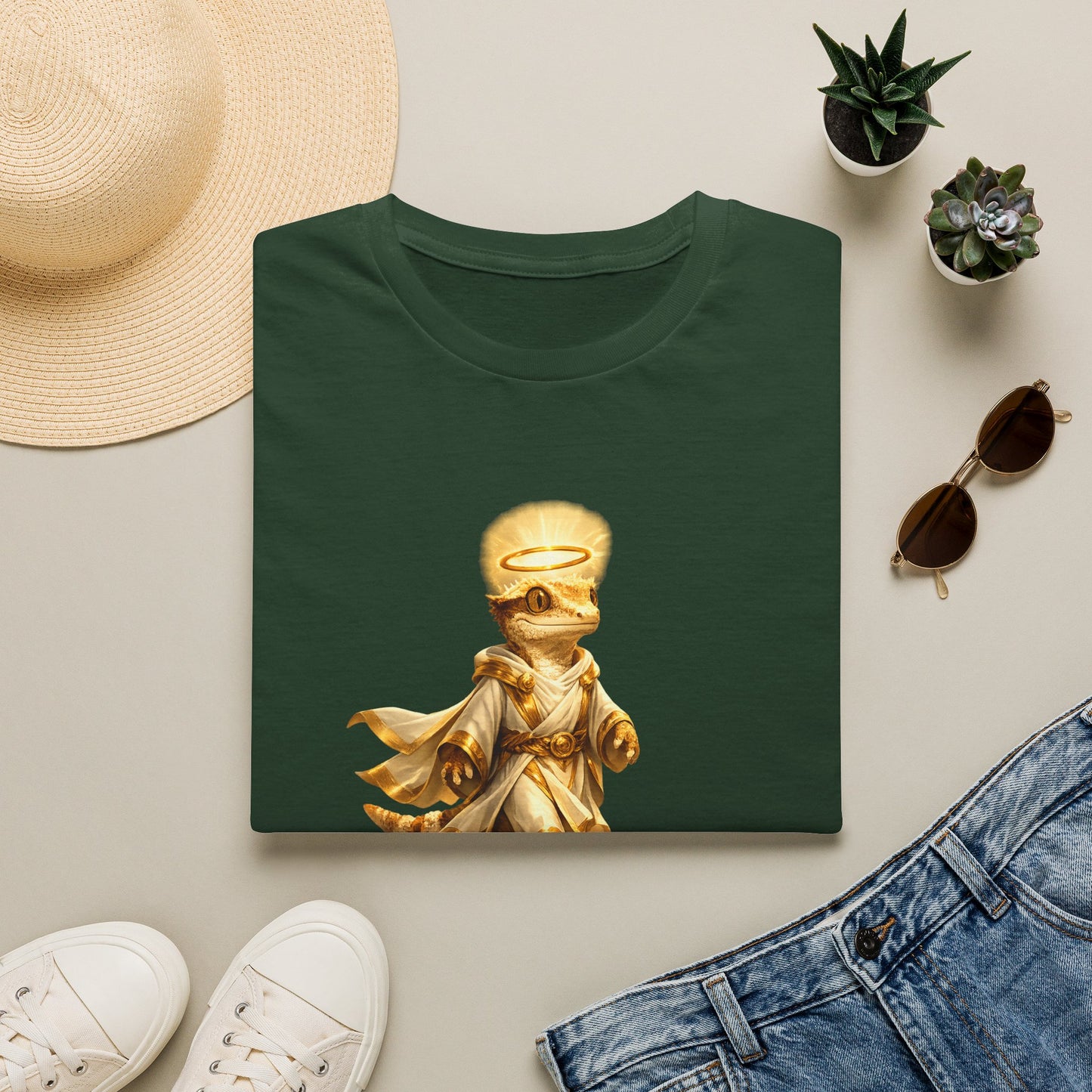 Gold Gecko Co. | Faith Over Fear. Always. | Walking on Water Gecko Tee