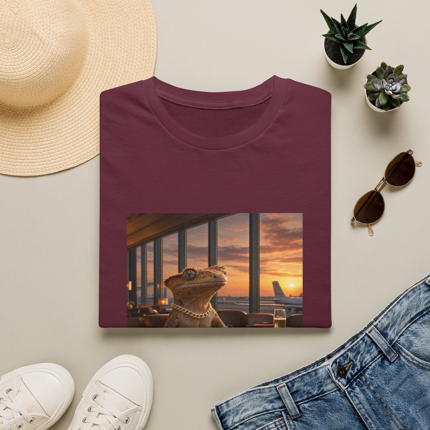 Gold Gecko Co.™ | El Mundo Me Espera | Crested Gecko | Comfort Colors 6500