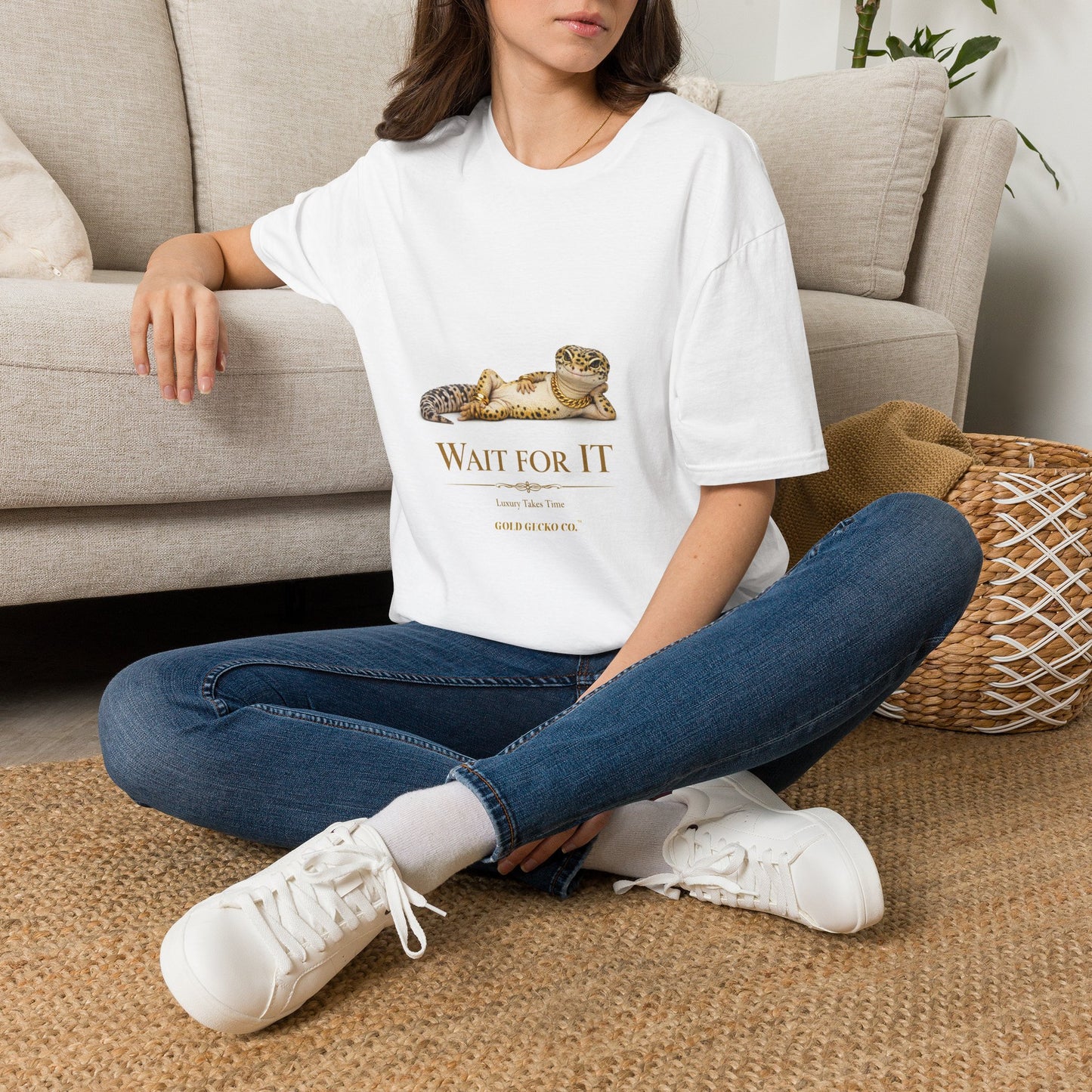Gold Gecko Co.™ | Lounging | Leopard Gecko | Comfort Colors 6500
