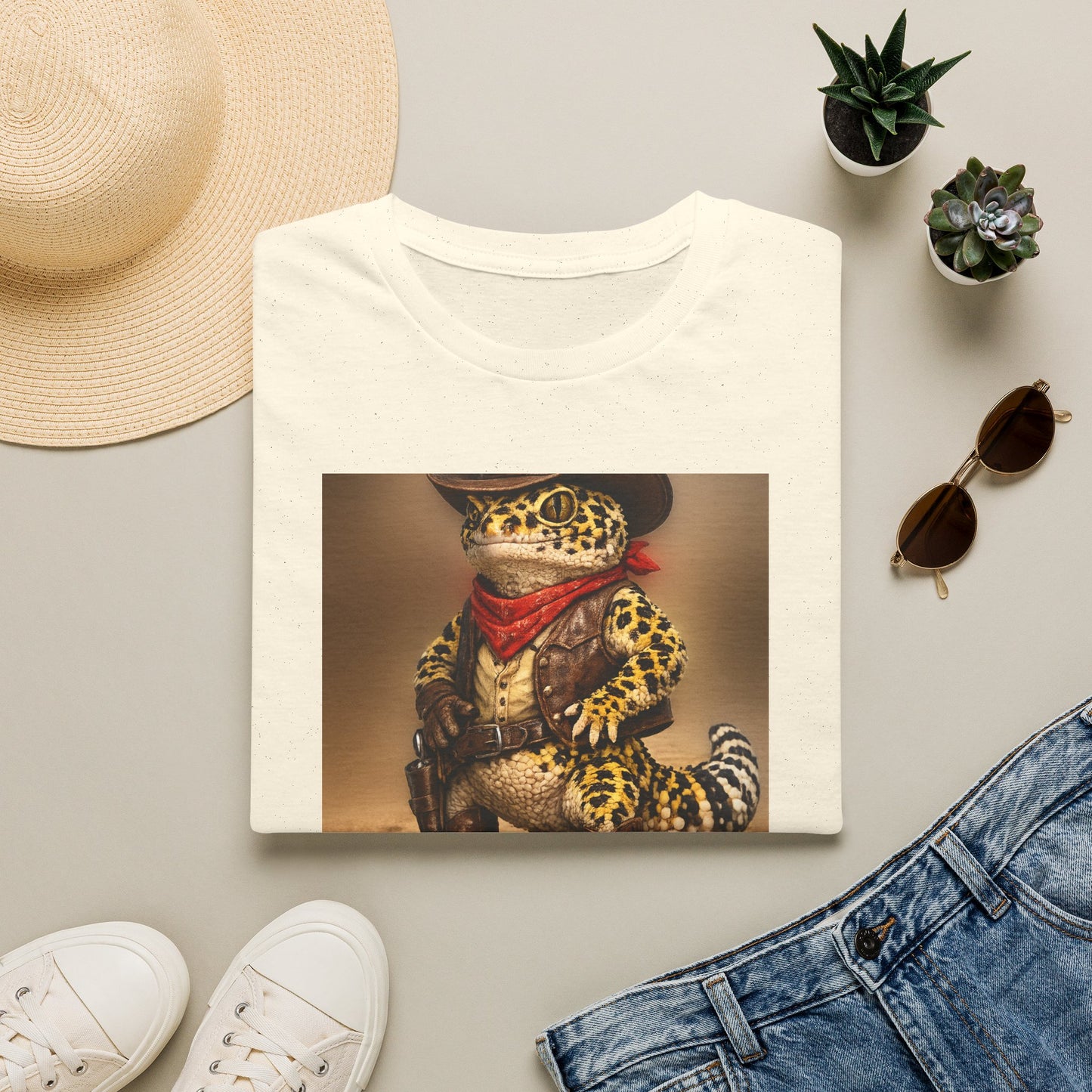 Gold Gecko Co.™ | Cowboy Up | Leopard Gecko | Comfort Colors 6500