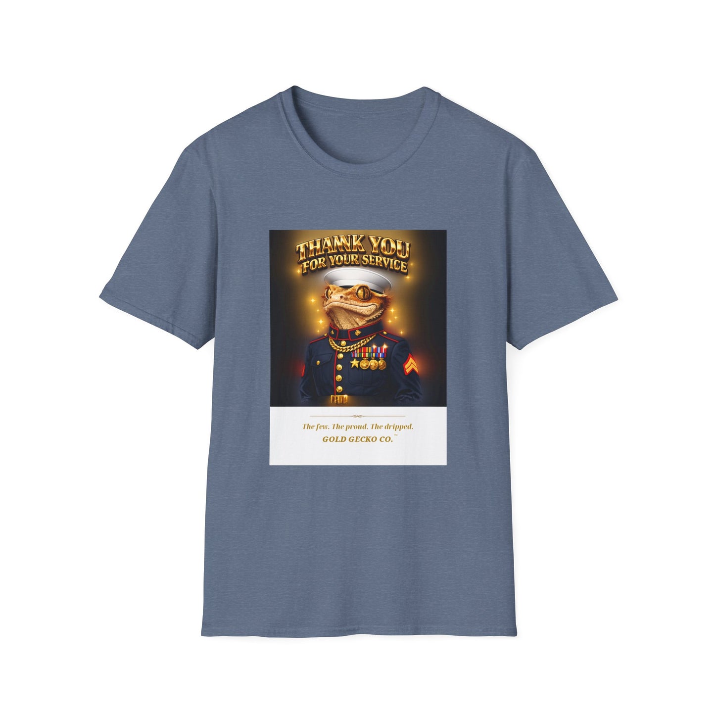 Gold Gecko Co.™ | Marines Semper Drip | Crested Gecko | Comfort Colors 6500