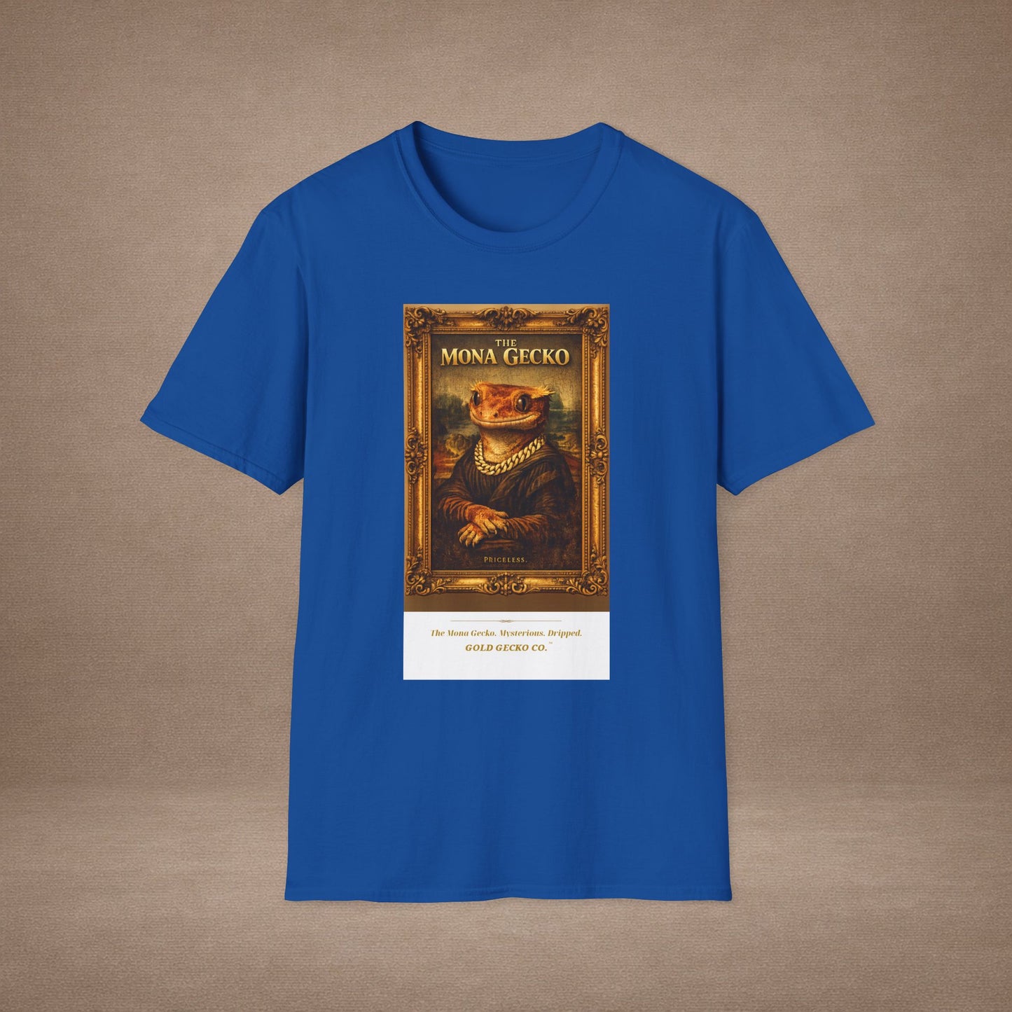 Design #col19-1 - Mona Gecko — Fine Art Tee