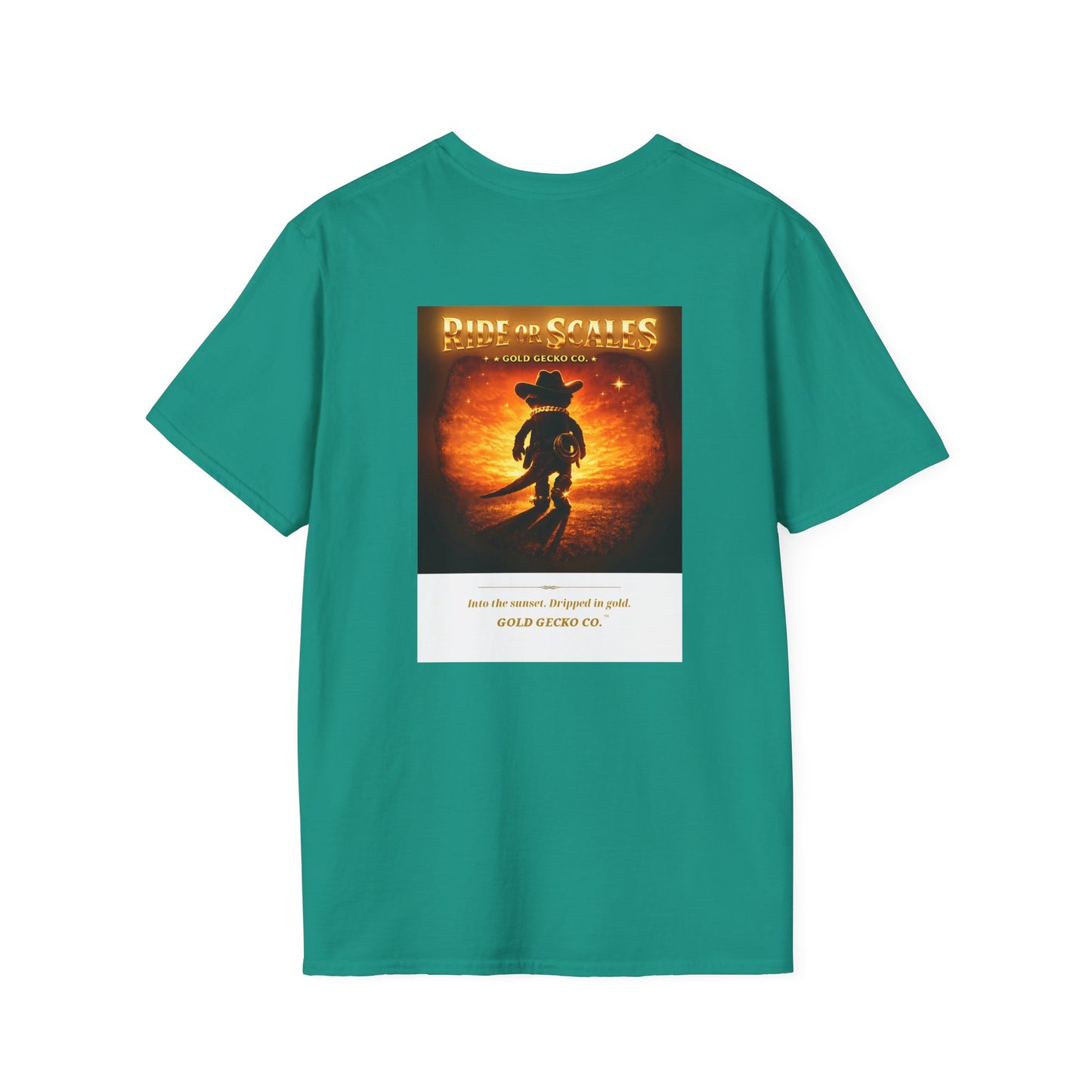 Gold Gecko Co.™ | Sunset Cowboy | Leopard Gecko | Comfort Colors 6500