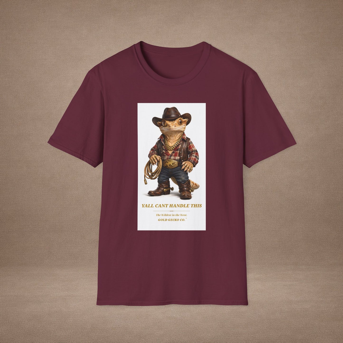Design #09-1 - Cowboy Gecko - Y'All Can't Handle This