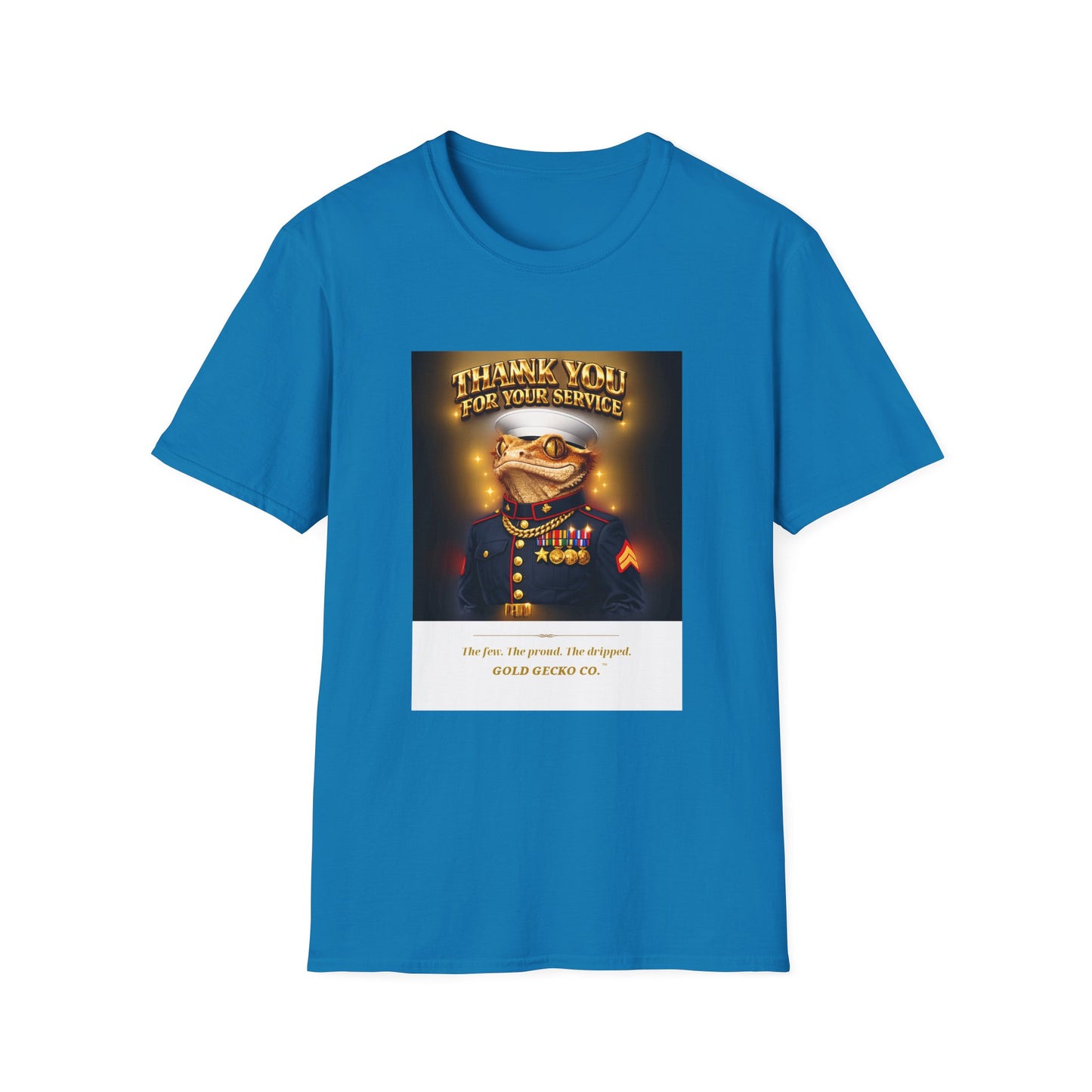Gold Gecko Co.™ | Marines Semper Drip | Crested Gecko | Comfort Colors 6500