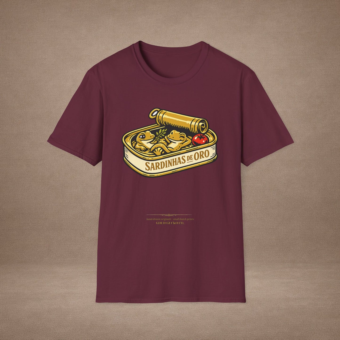 Sardinhas de Ouro Portuguese fish market graphic t-shirt — Gold Gecko Co.