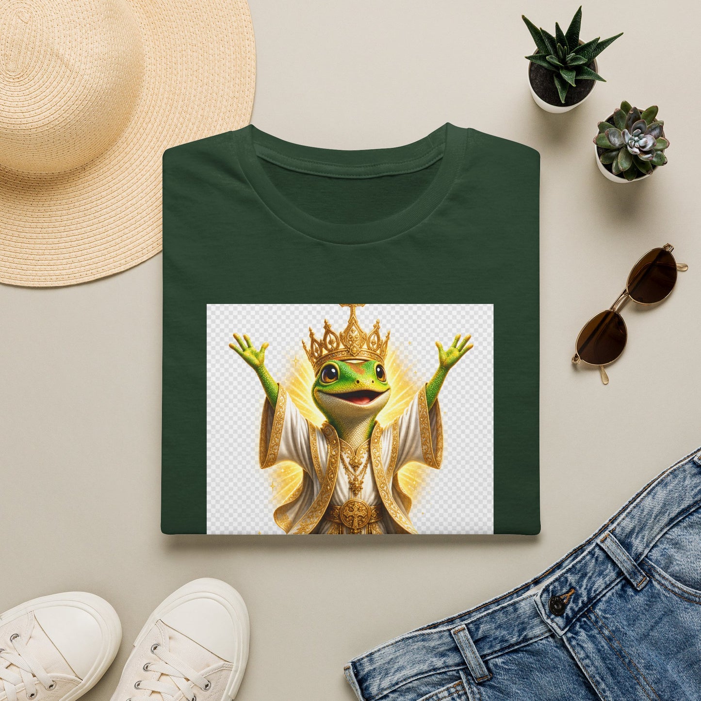 Gold Gecko Co. | Anointed. Unbothered. Elevated. | Faith Gecko Tee