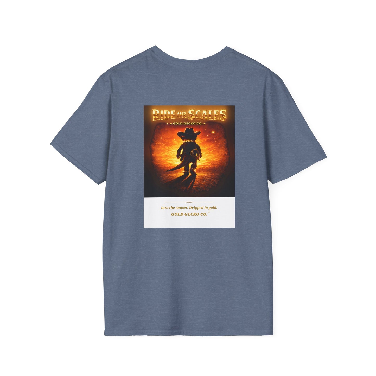 Gold Gecko Co.™ | Sunset Cowboy | Leopard Gecko | Comfort Colors 6500