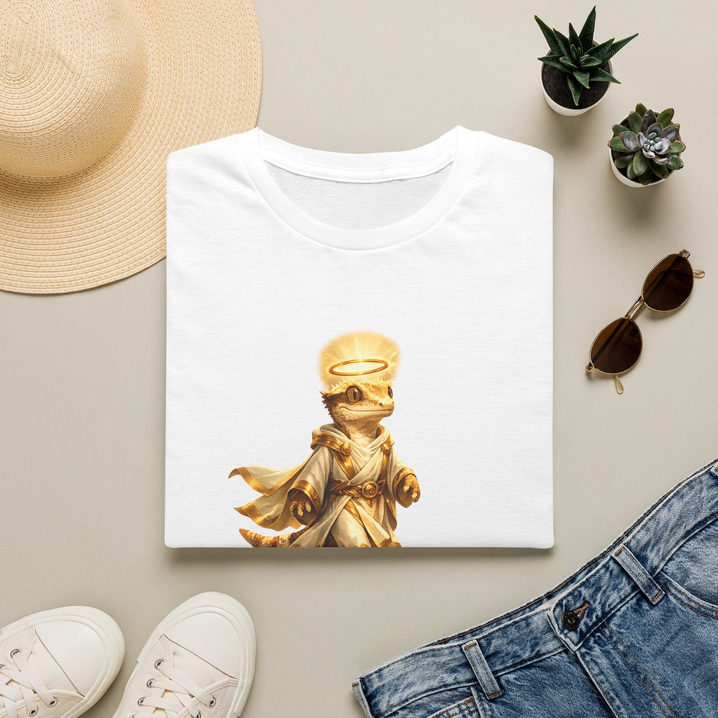 Gold Gecko Co. | Faith Over Fear. Always. | Walking on Water Gecko Tee