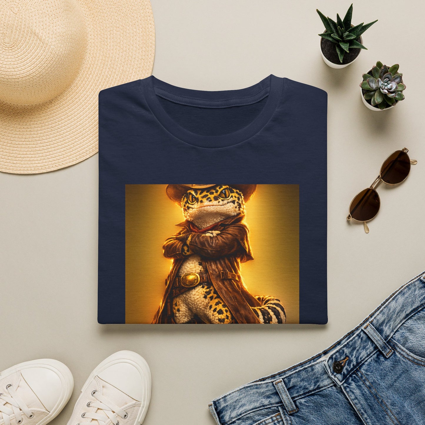 Gold Gecko Co.™ | Sunset Cowboy | Leopard Gecko | Comfort Colors 6500