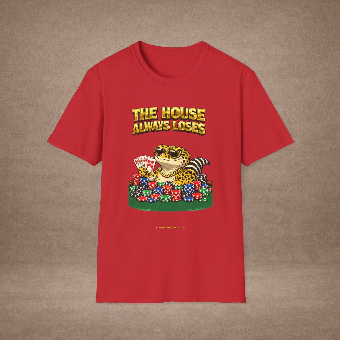 Design #29-6  Gambling- One More Pull-Cartoon- (Gold Letters)