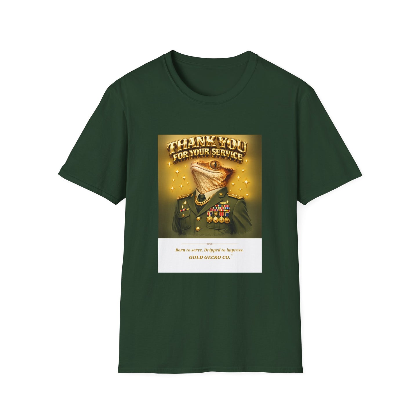 Gold Gecko Co.™ | Army Strong | Crested Gecko | Comfort Colors 6500