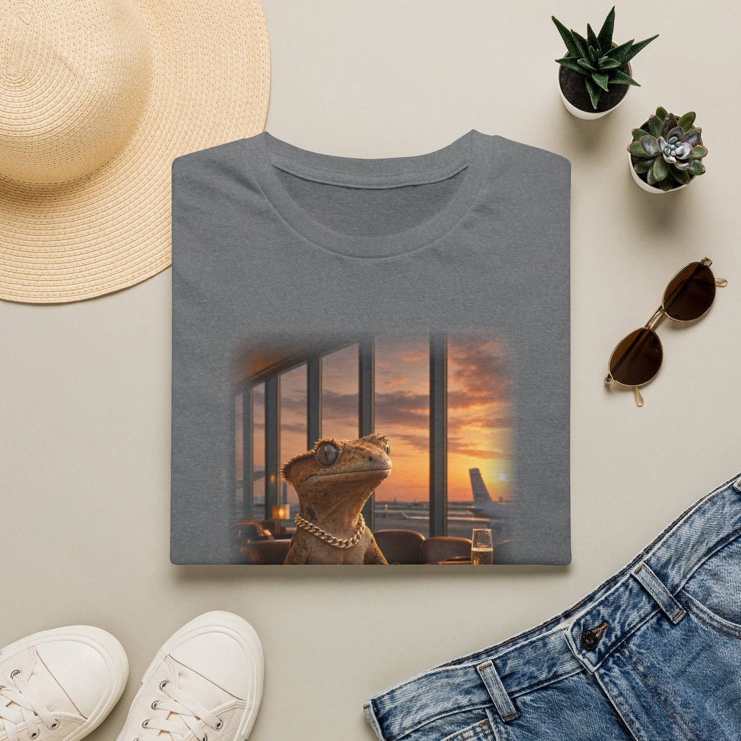 Gold Gecko Co.™ | Passport Stamped | Crested Gecko | Comfort Colors 6500