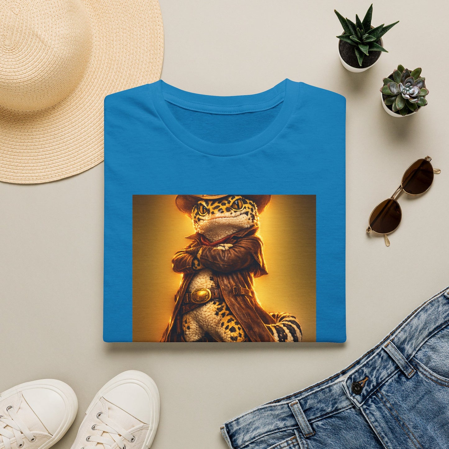 Gold Gecko Co.™ | Sunset Cowboy | Leopard Gecko | Comfort Colors 6500