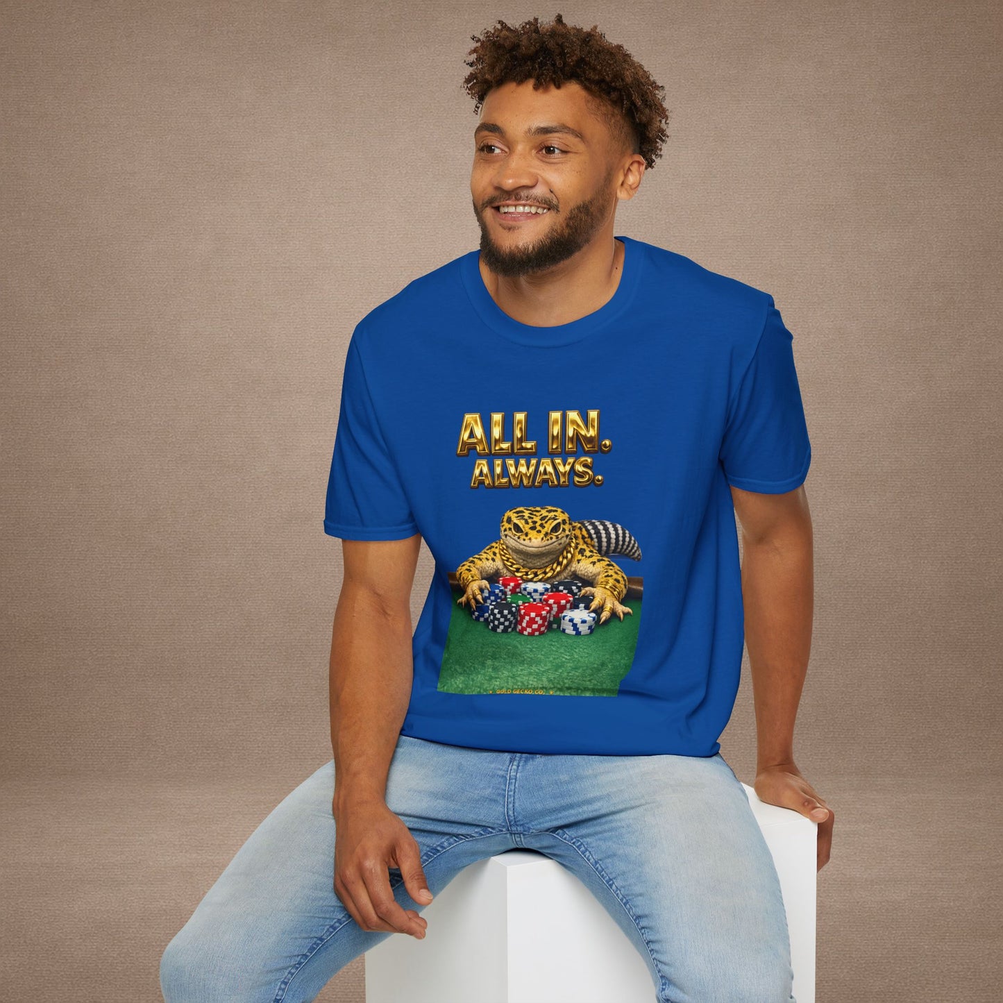 Design #29-2   Gambling- All in Always- (Gold Letters)