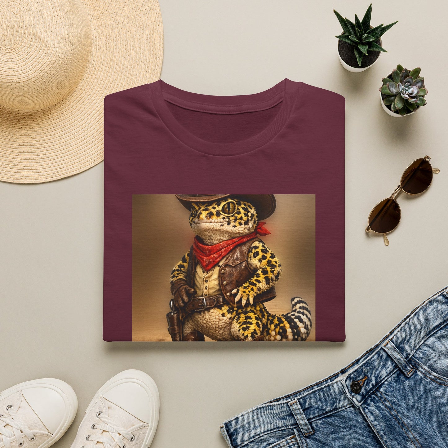 Gold Gecko Co.™ | Cowboy Up | Leopard Gecko | Comfort Colors 6500