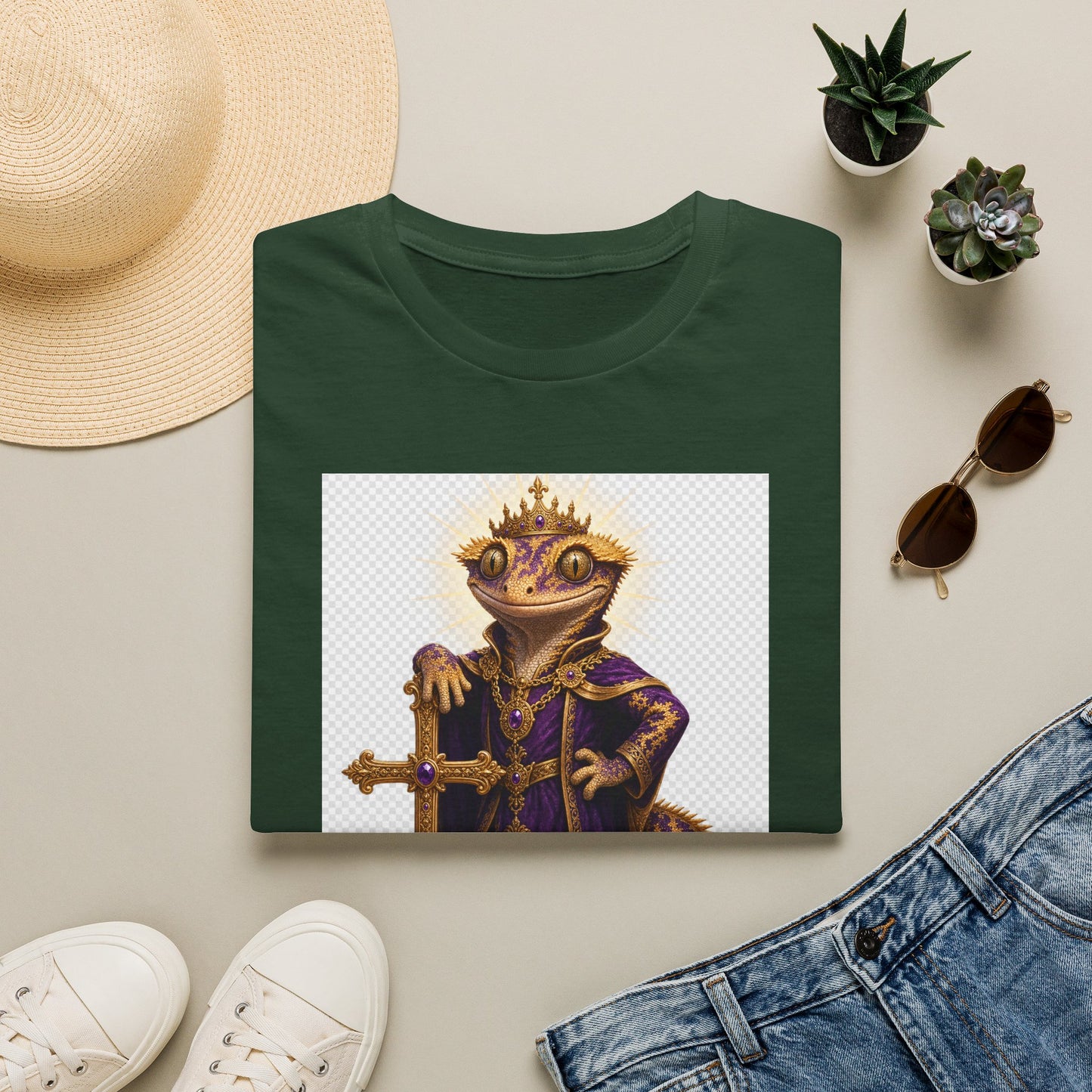 Gold Gecko Co. | He Said I'm Chosen. I Said Obviously. | Faith Gecko Tee