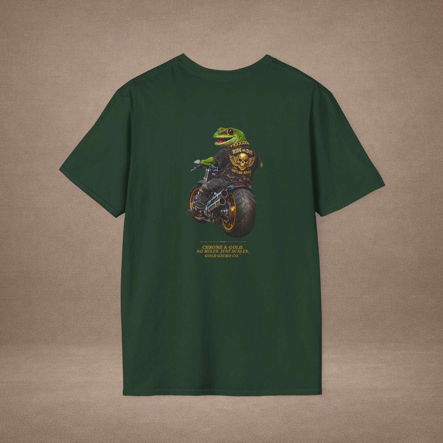 DESIGN #30-3 - Day Gecko + Chopper -No Rules Just Scales