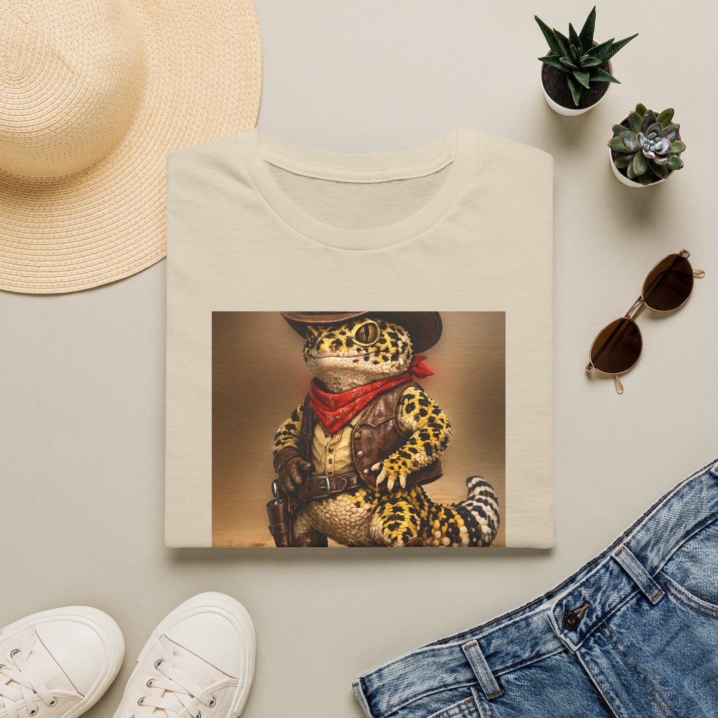 Gold Gecko Co.™ | Cowboy Up | Leopard Gecko | Comfort Colors 6500