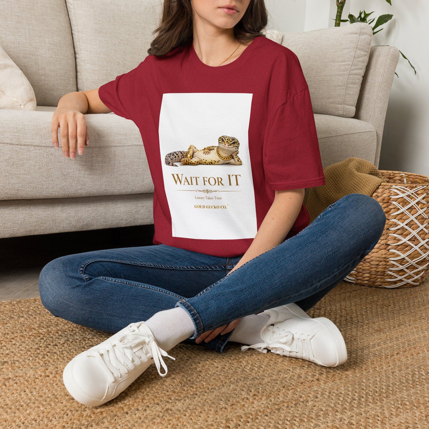 Gold Gecko Co.™ | Lounging | Leopard Gecko | Comfort Colors 6500