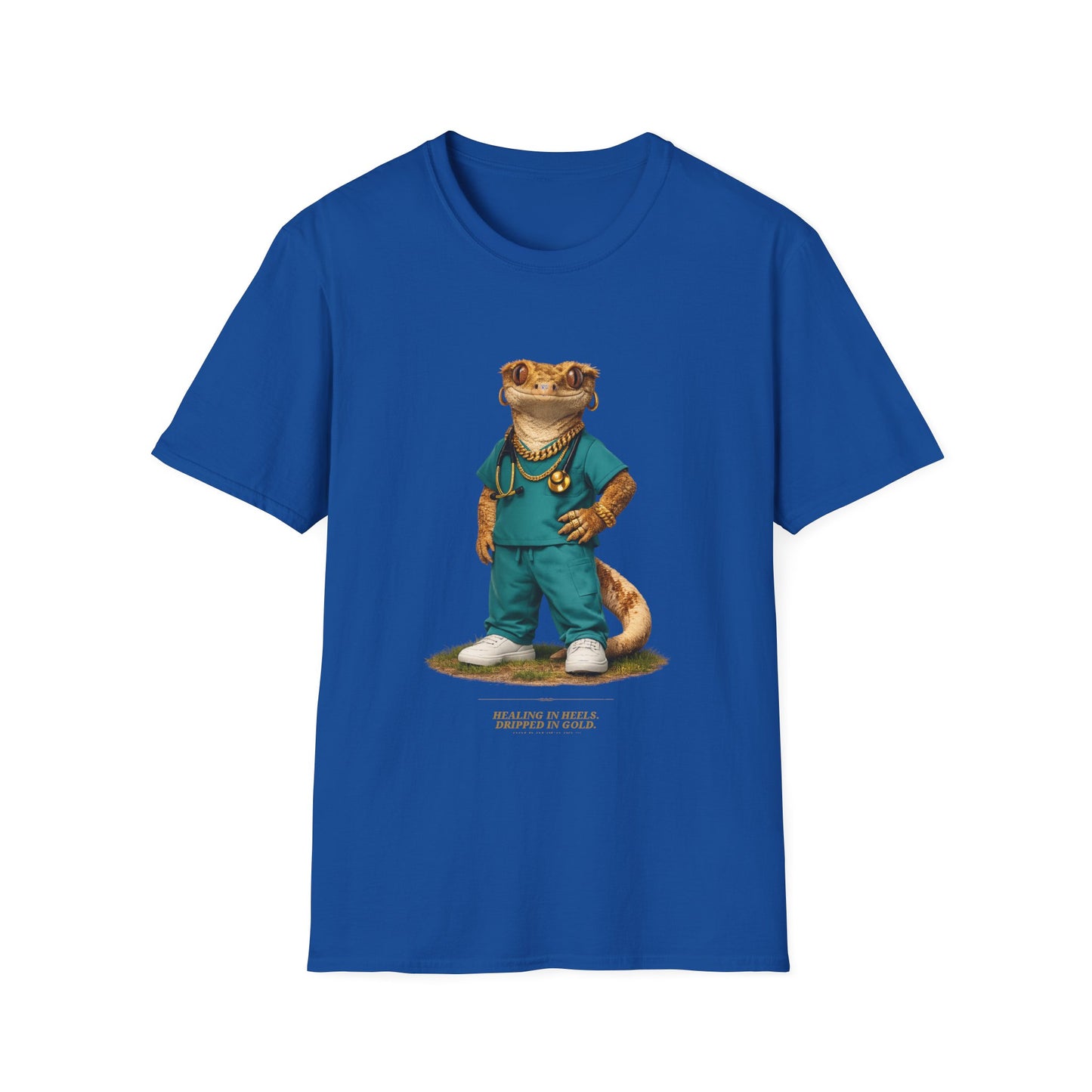 Gold Gecko Co.™ | Scrubs | Crested Gecko | Comfort Colors 6500