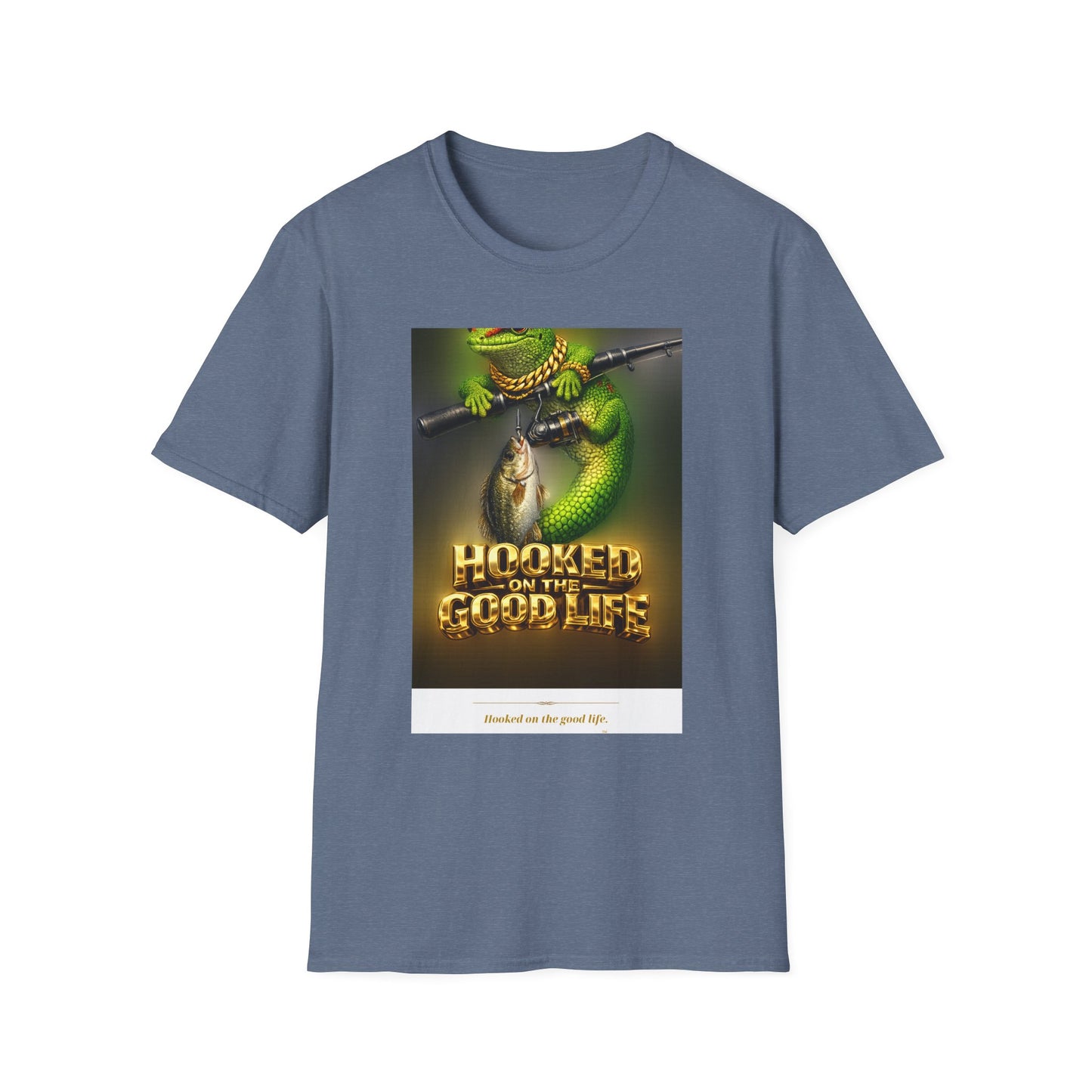 Gold Gecko Co.™ | Hooked on the Good Life | Day Gecko | Comfort Colors 6500