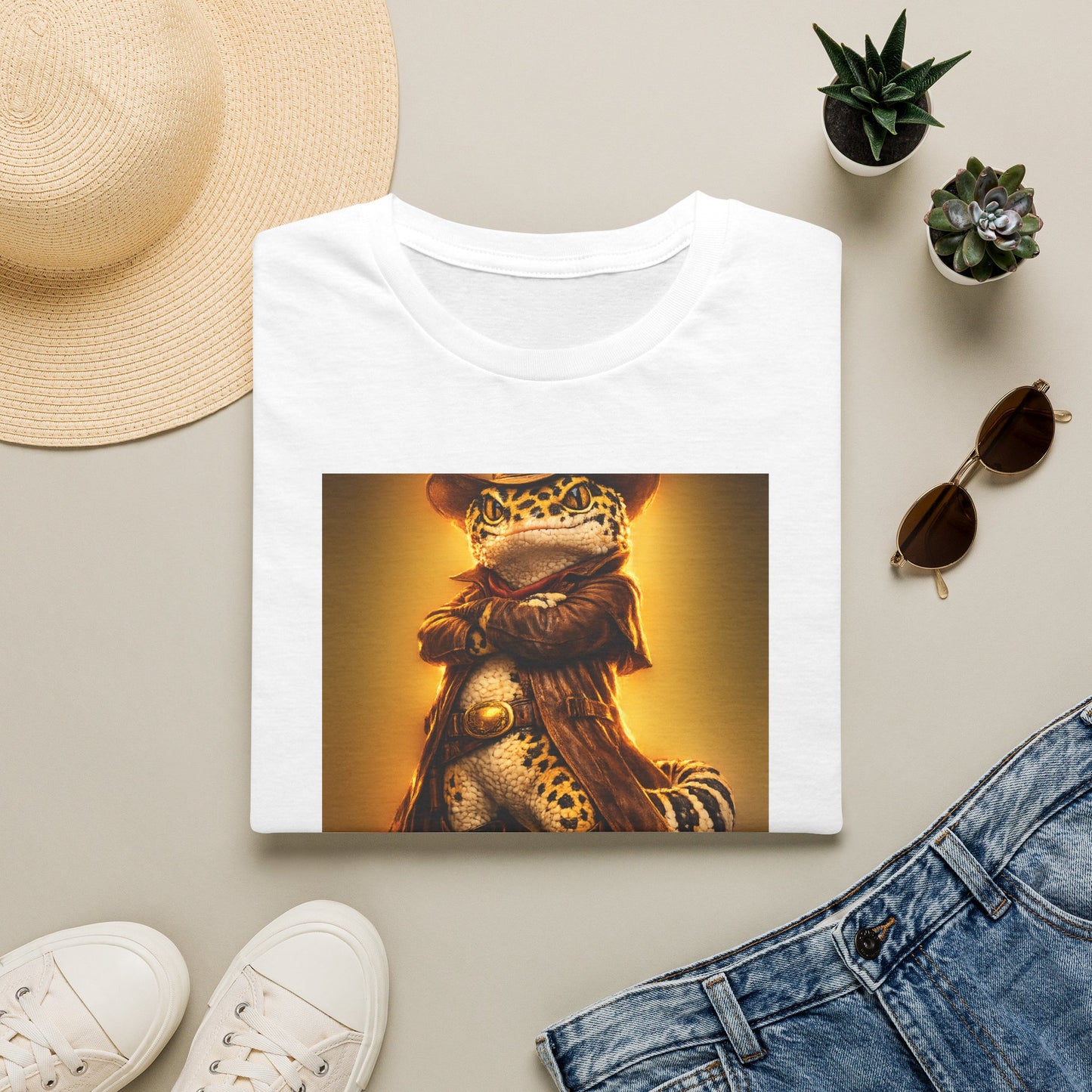 Gold Gecko Co.™ | Sunset Cowboy | Leopard Gecko | Comfort Colors 6500
