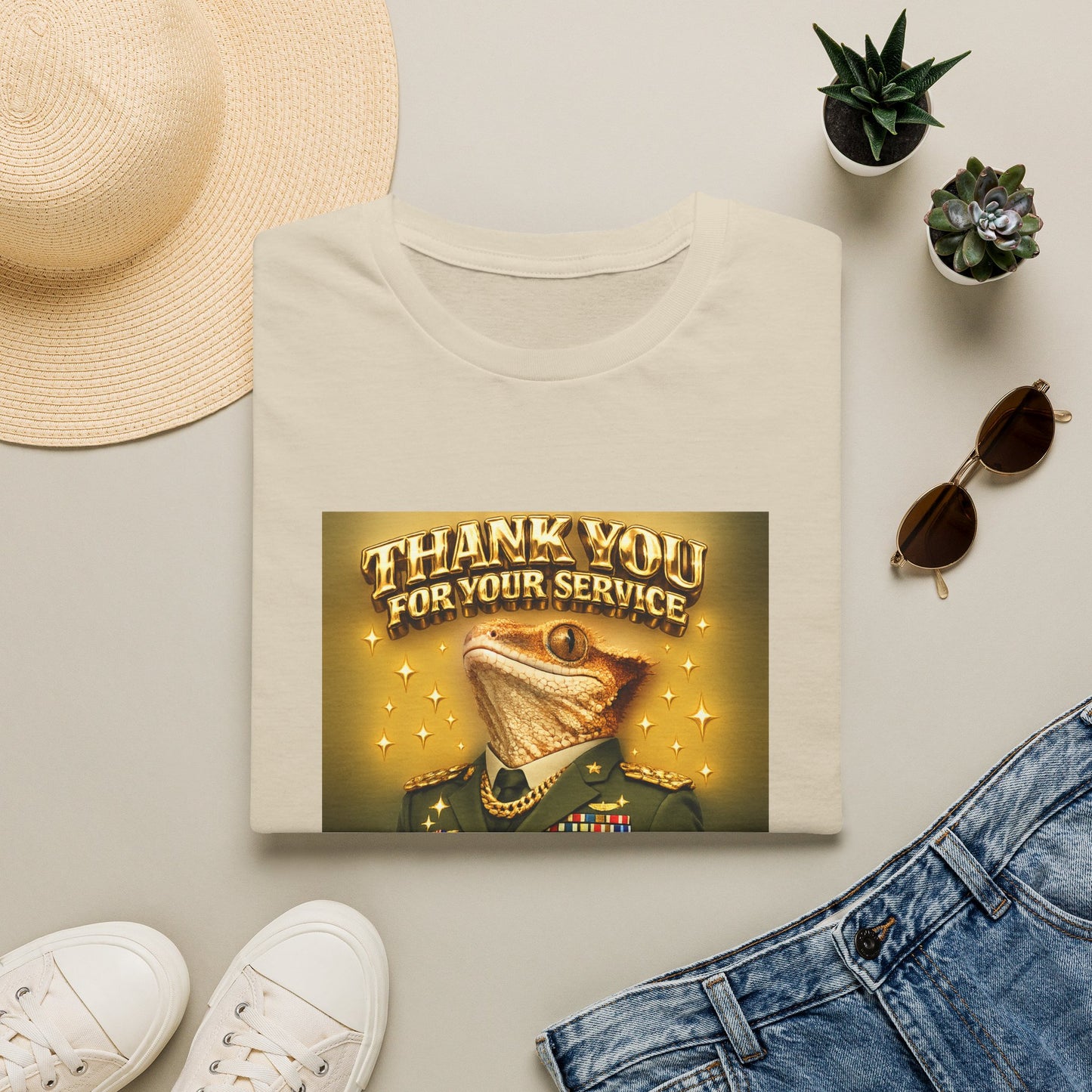 Gold Gecko Co.™ | Army Strong | Crested Gecko | Comfort Colors 6500