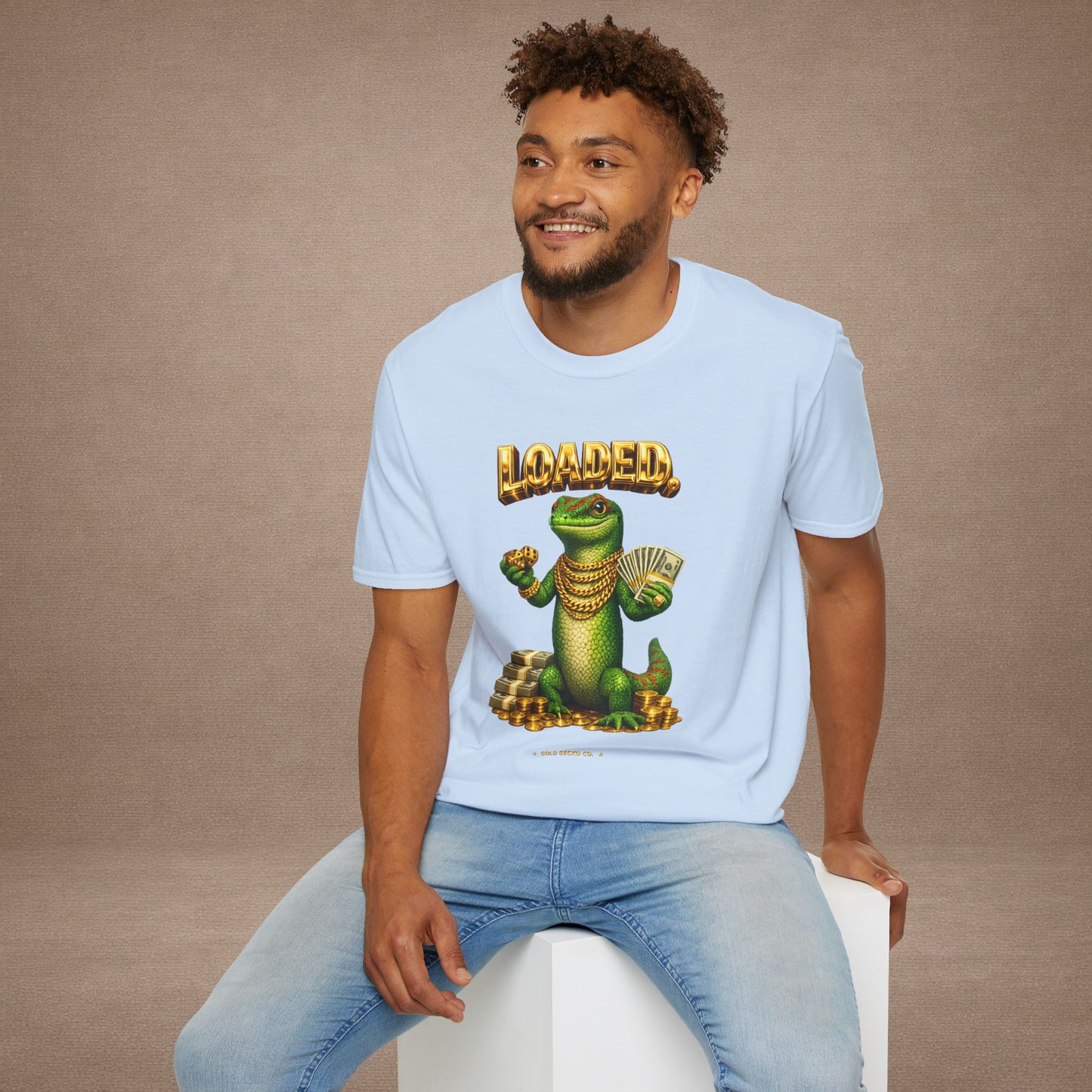 DESIGN #29-1 -Gambling - Loaded  Realistic (gold Lettering)