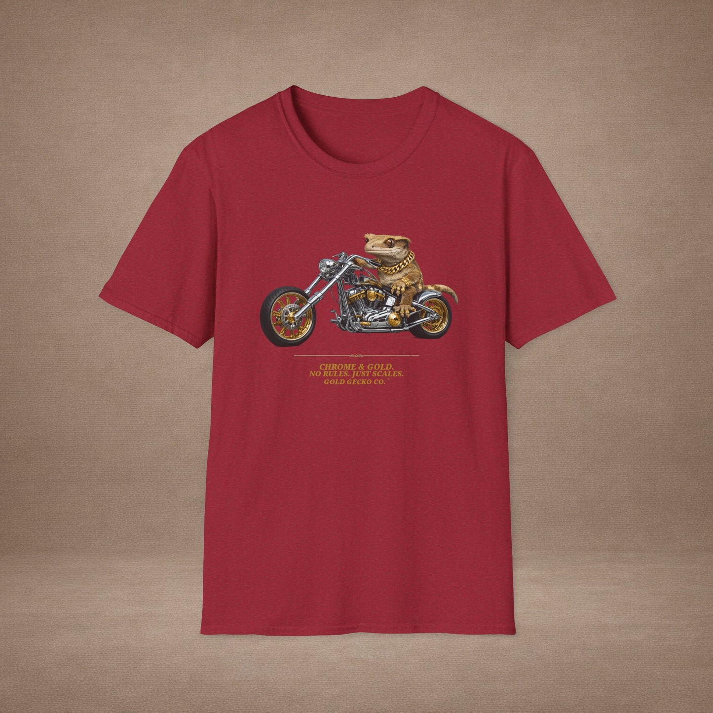 DESIGN #30-1 - Crested Gecko + Chopper -No Rules Just Scales