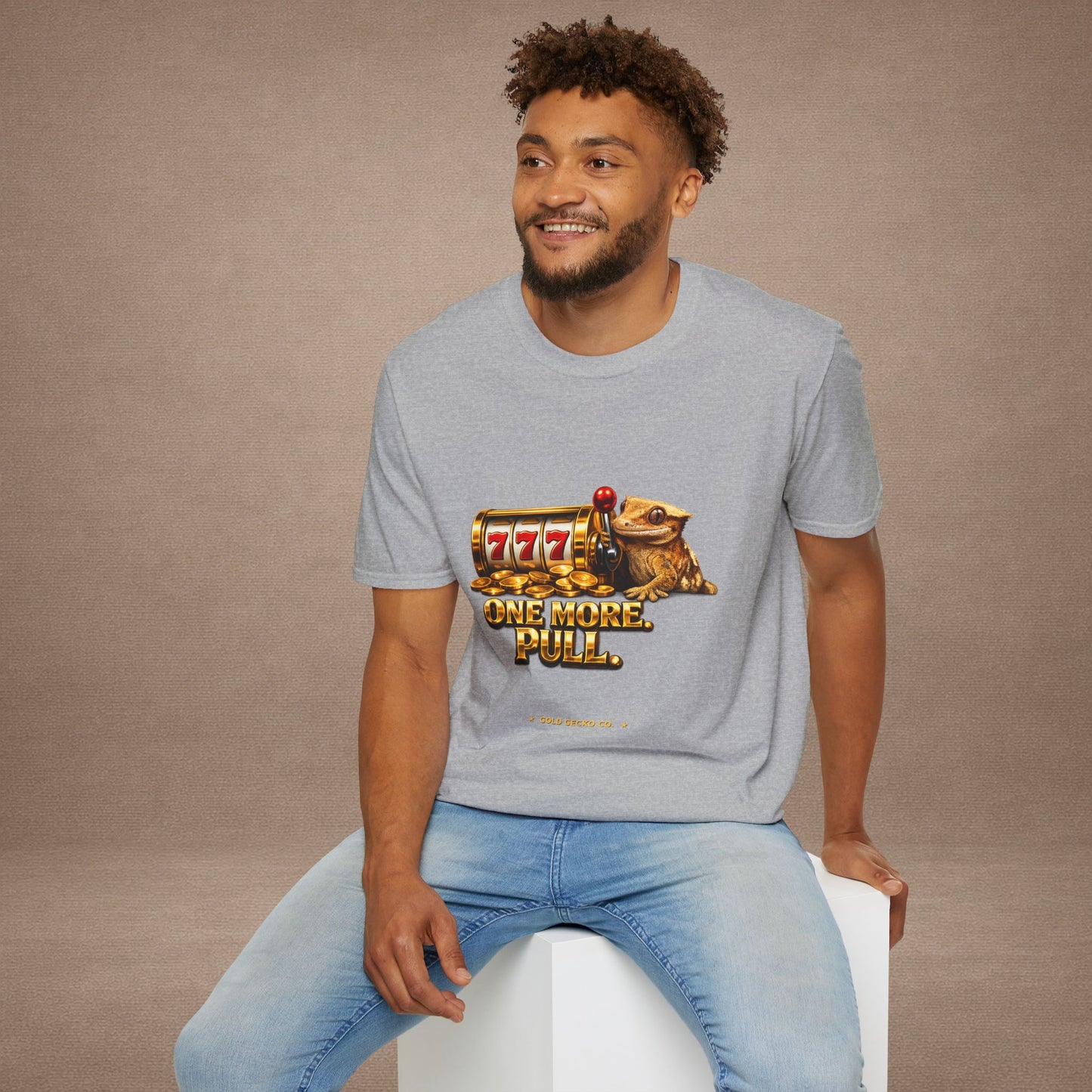 Design #29-4  Gambling- One More Pull- Realistic- (Gold Letters)
