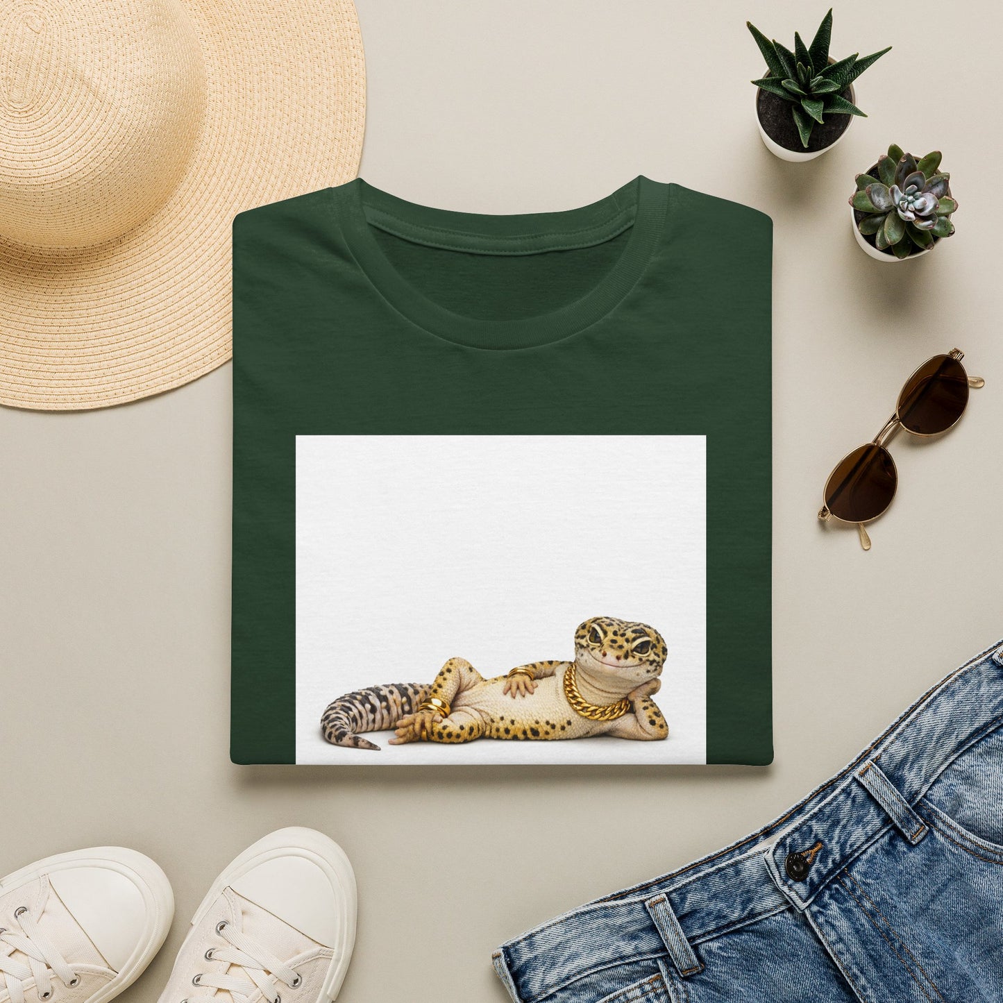 Gold Gecko Co.™ | Lounging | Leopard Gecko | Comfort Colors 6500