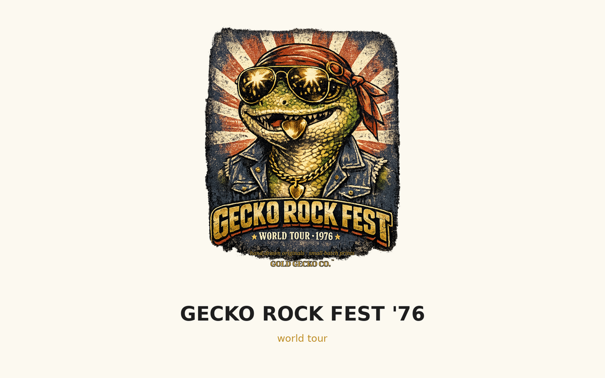 GGC Scroll v2 — Gecko Rock Fest 76 landscape